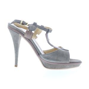 Via Studio Womens Camoscio Gray Shoes (NWT)